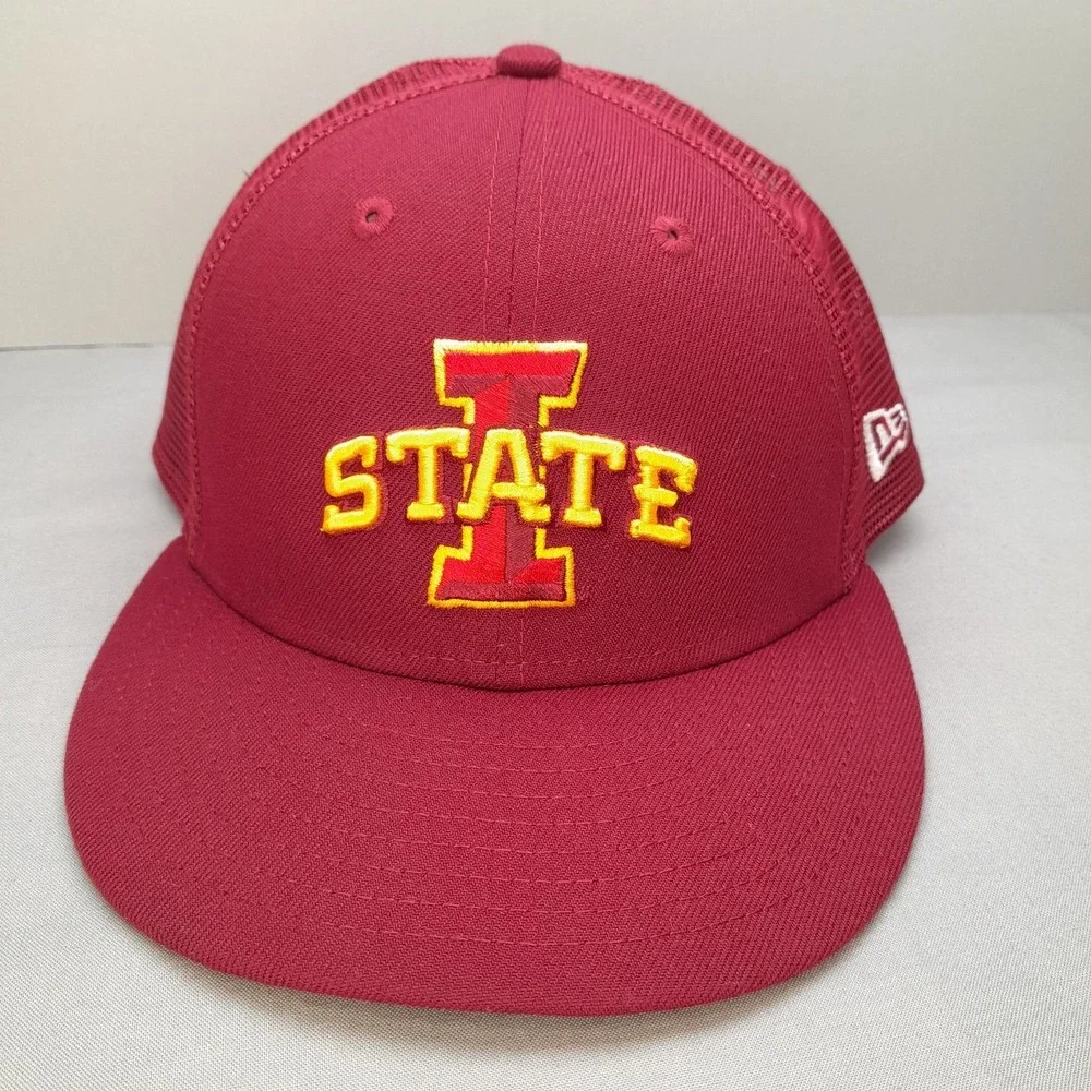 New Era Iowa State Cyclones NCAA 9FIFTY Snapback Hat Cap Cardinal Gold